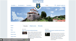 Desktop Screenshot of kamnik.si